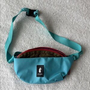 Cotopaxi Teal and Olive Belt Bag